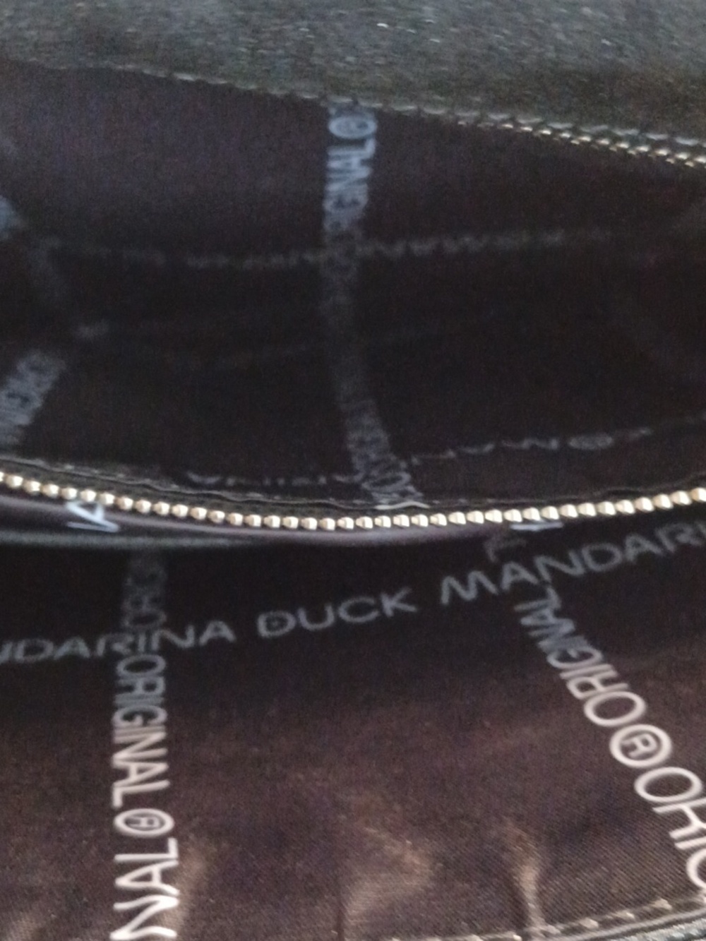 Mandarina Duck Sistema Leisure Black Shine Top Handle Cross Body Purse W/bag. - Picture 9 of 16